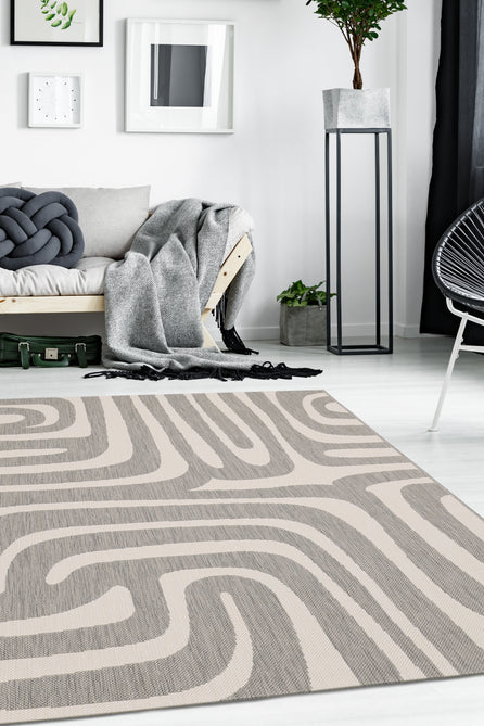 County Zebra Grey In-Outdoor Flatweave Rug-Melrose-Rug Love - The Most Loved Rug Store