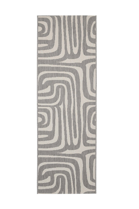 County Zebra Grey In-Outdoor Flatweave Rug-Melrose-Rug Love - The Most Loved Rug Store