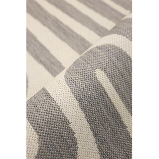 County Zebra Grey In-Outdoor Flatweave Runner