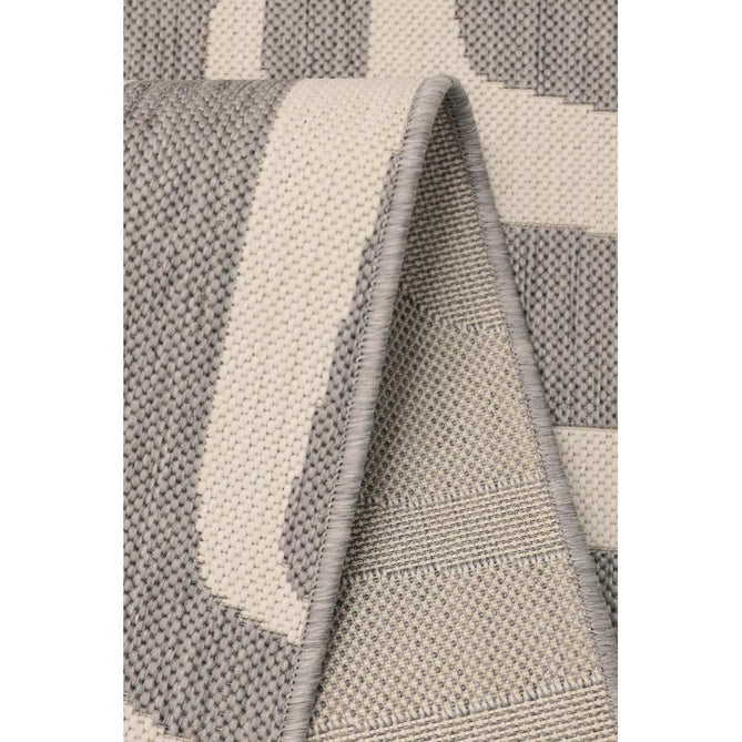 County Zebra Grey In-Outdoor Flatweave Runner
