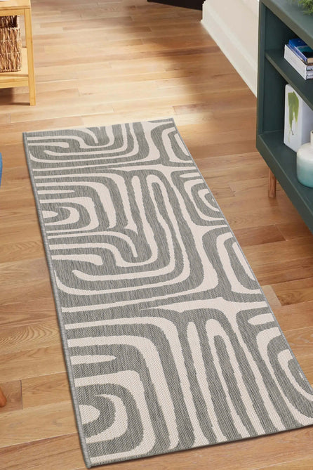 County Zebra Grey In-Outdoor Flatweave Rug-Melrose-Rug Love - The Most Loved Rug Store
