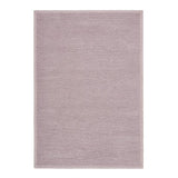 Cable Modern Plain Border Braided Knit Hand-Woven Textured Wool Flat-Pile Blush Pink Rug