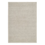 Cable Modern Plain Border Braided Knit Hand-Woven Textured Wool Flat-Pile Natural Rug