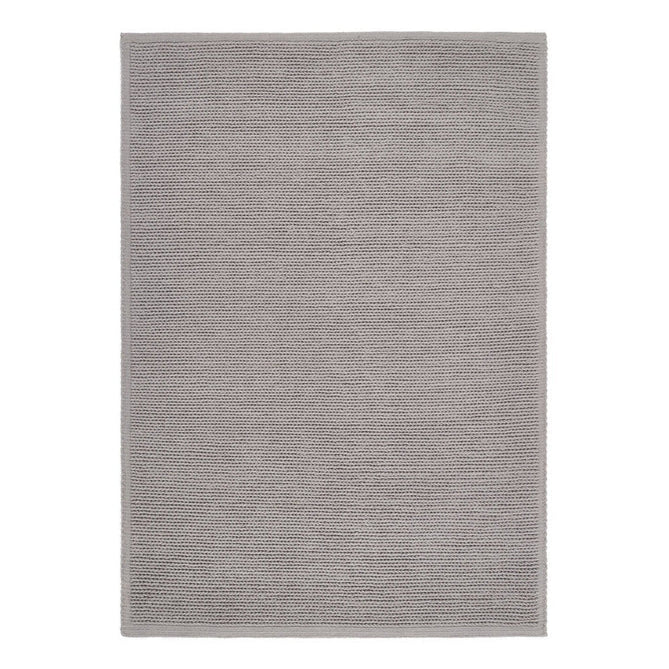 Cable Modern Plain Border Braided Knit Hand-Woven Textured Wool Flat-Pile Warm Grey Rug-Origins-Rug Love - The Most Loved Rug Store