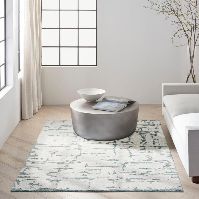 Calvin Klein CK009 Sculptural SCL01 Teal Rug-Calvin Klein-Rug Love - The Most Loved Rug Store