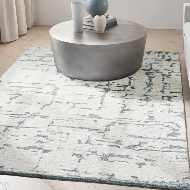 Calvin Klein CK009 Sculptural SCL01 Teal Rug-Calvin Klein-Rug Love - The Most Loved Rug Store