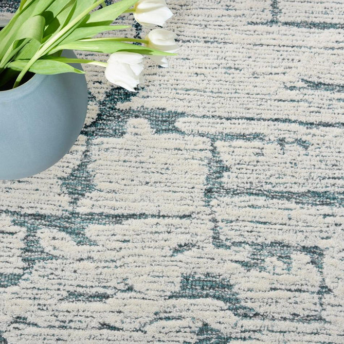 Calvin Klein CK009 Sculptural SCL01 Teal Rug-Calvin Klein-Rug Love - The Most Loved Rug Store