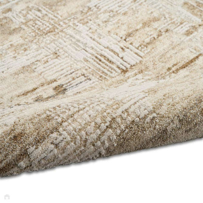Calvin Klein CK078 Summit SUM02 Modern Abstract Distressed Soft-Touch Hi-Low Textured Polyester Low Profile Short Pile Mocha/Ivory/Taupe/Charcoal Grey/Stone Beige Rug-Calvin Klein-Rug Love - The Most Loved Rug Store