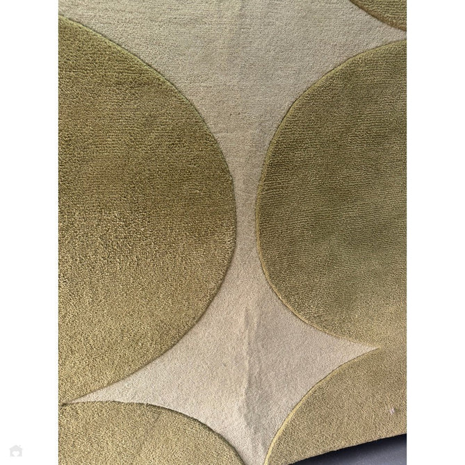 Canvas 01 Reflect Modern Abstract Hand-Woven Wool Hi-Low Contrast Textured Low Profile Short Pile Olive/Sage Green Rug-Asiatic Carpets-Rug Love - The Most Loved Rug Store