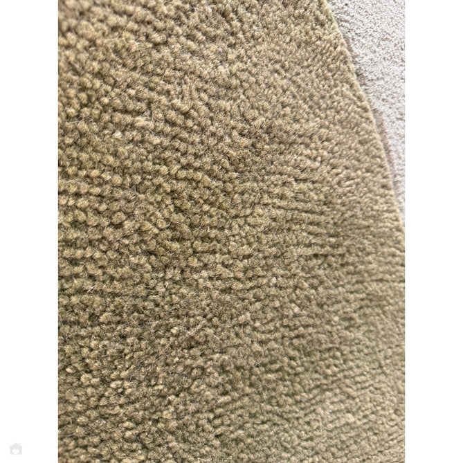 Canvas 01 Reflect Modern Abstract Hand-Woven Wool Hi-Low Contrast Textured Low Profile Short Pile Olive/Sage Green Rug-Asiatic Carpets-Rug Love - The Most Loved Rug Store