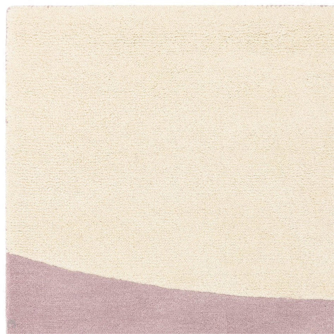 Canvas 02 Pebble Modern Abstract Hand-Woven Wool Hi-Low Contrast Textured Low Profile Short Pile Muted Lavender/Ivory Rug-Asiatic Carpets-Rug Love - The Most Loved Rug Store
