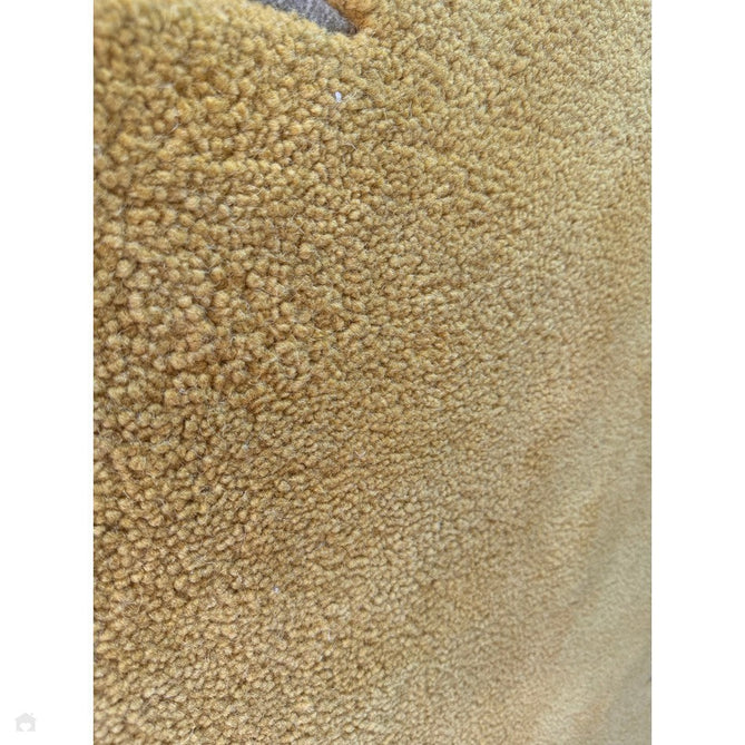 Canvas 04 Sculpt Modern Abstract Hand-Woven Wool Hi-Low Contrast Textured Low Profile Short Pile Yellow/Ivory Rug-Asiatic Carpets-Rug Love - The Most Loved Rug Store