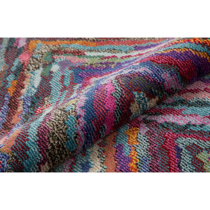 Carnaval CAR104 Modern Geometric Chevron Zig Zag Durable Easy-Care Polypropylene Low Profile Short Pile Multicolour Rug-Concept Looms-Rug Love - The Most Loved Rug Store