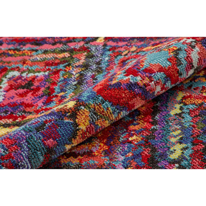 Carnaval CAR105 Modern Geometric Diamond Durable Easy-Care Polypropylene Low Profile Short Pile Multicolour Rug-Concept Looms-Rug Love - The Most Loved Rug Store