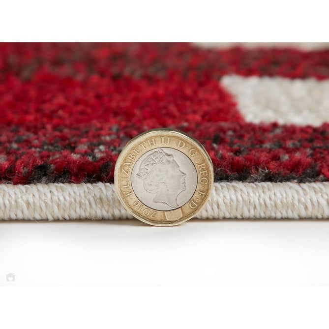 Carnaval CAR108 Modern Geometric Stacked Blocks Durable Easy-Care Polypropylene Low Profile Short Pile Multicolour Runner-Concept Looms-Rug Love - The Most Loved Rug Store