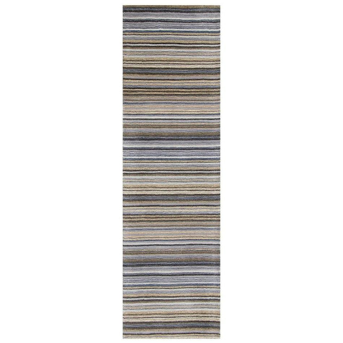 Carter Modern Stripe Hand Woven Wool Grey/Natural Rug-Oriental Weavers-Rug Love - The Most Loved Rug Store