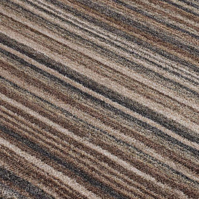 Carter Modern Stripe Hand Woven Wool Natural/Brown/Grey Runner-Oriental Weavers-Rug Love - The Most Loved Rug Store