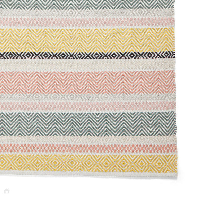 Cascade 29898 Modern Geometric Stripe Hand-Woven Cotton Flatweave Pastel Multi Rug-Think Rugs-Rug Love - The Most Loved Rug Store