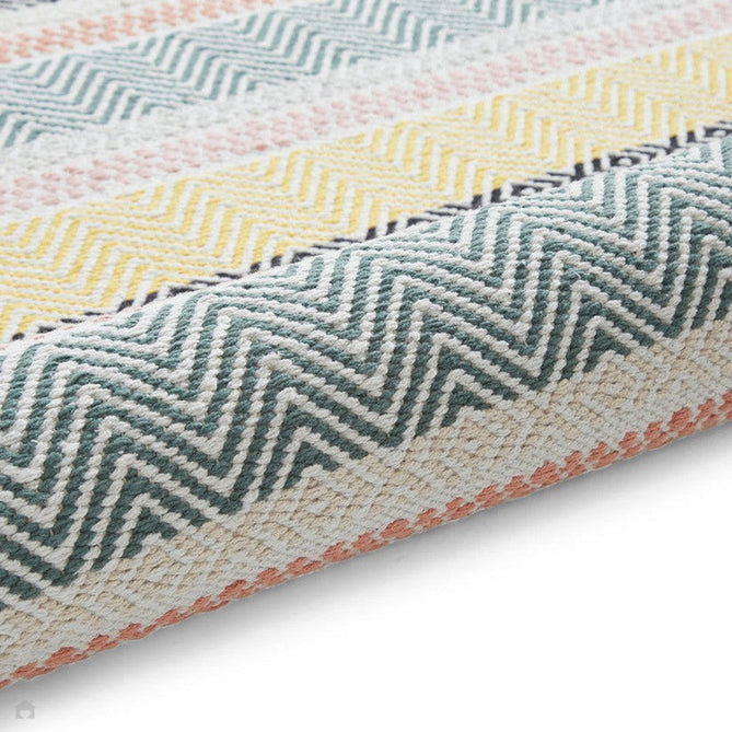 Cascade 29898 Modern Geometric Stripe Hand-Woven Cotton Flatweave Pastel Multi Rug-Think Rugs-Rug Love - The Most Loved Rug Store
