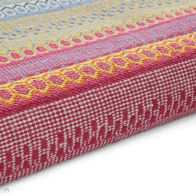 Cascade 29899 Modern Geometric Stripe Hand-Woven Cotton Flatweave Bright Multi Rug-Think Rugs-Rug Love - The Most Loved Rug Store