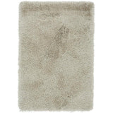 Cascade Plush Soft Hi-Pile Silky Polyester Plain Shaggy Sand Rug