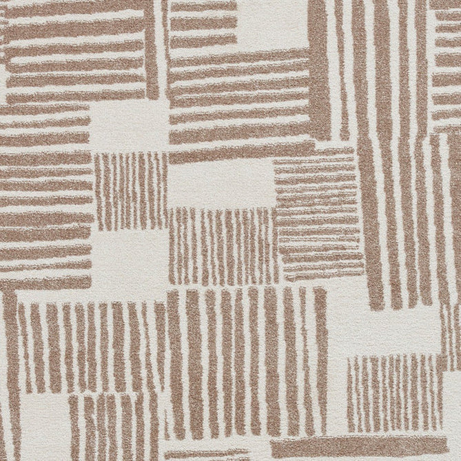 Catherine Lansfield Blocks Modern Abstract Natural/Cream Rug-Think Rugs-Rug Love - The Most Loved Rug Store
