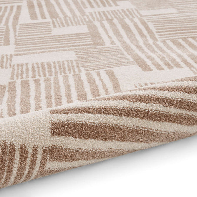 Catherine Lansfield Blocks Modern Abstract Natural/Cream Rug-Think Rugs-Rug Love - The Most Loved Rug Store