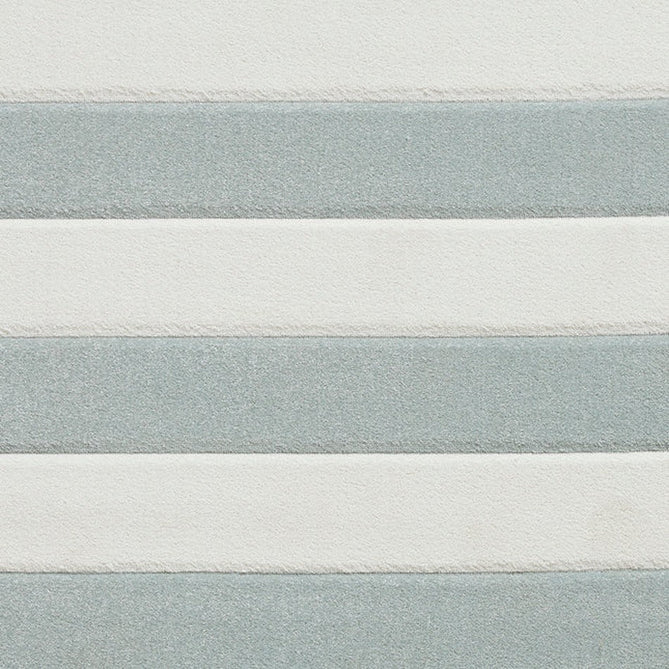 Catherine Lansfield Cove Stripe Modern Linear Durable Easy-Care Carved High Density Polyproplyene Light Sage Green/Cream Rug-Think Rugs-Rug Love - The Most Loved Rug Store