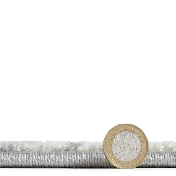 Catherine Lansfield Grace Floral Modern Durable Easy-Care Carved High Density Polyproplyene Grey/Cream Rug-Think Rugs-Rug Love - The Most Loved Rug Store