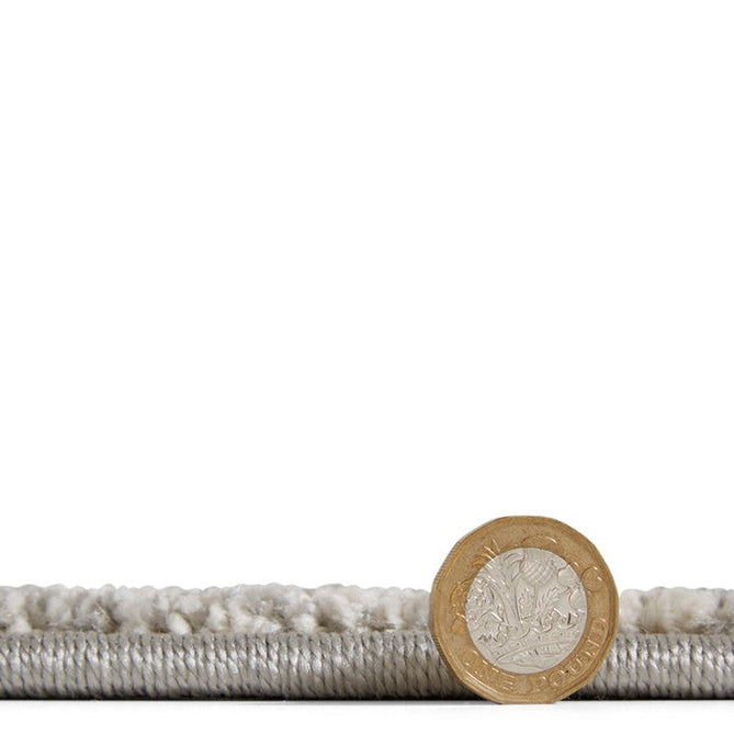 Catherine Lansfield Larsson Modern Abstract Durable Easy-Care Carved High Density Polyproplyene Grey/Cream Rug-Think Rugs-Rug Love - The Most Loved Rug Store
