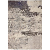 Celestial CES02 Modern Abstract Soft-Touch Low Flat-Pile Ivory/Grey Rug