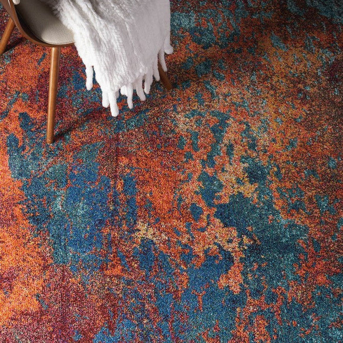 Celestial CES08 Modern Abstract Soft Durable Low Profile Short Pile Atlantic Rug-Nourison-Rug Love - The Most Loved Rug Store
