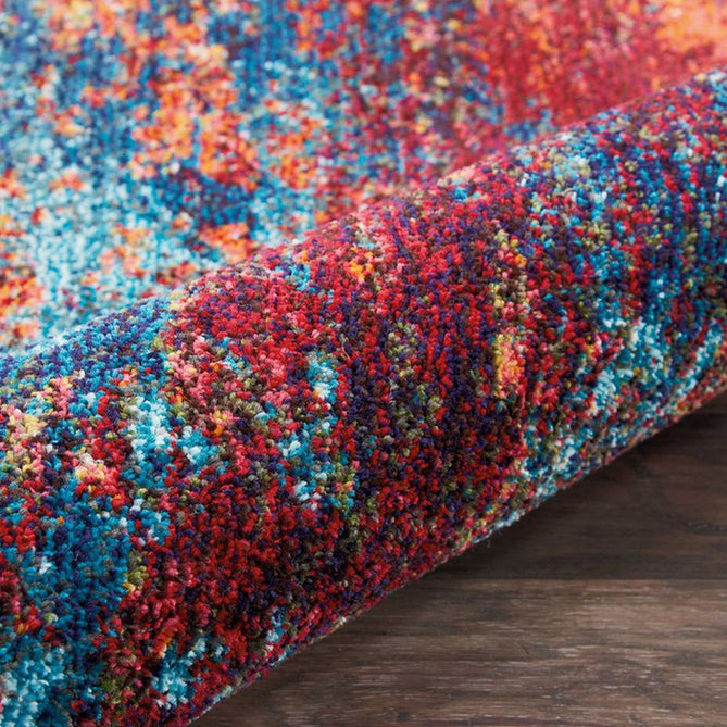 Celestial CES08 Modern Abstract Soft Durable Low Short Flat Pile Atlantic Runner-Nourison-Rug Love - The Most Loved Rug Store
