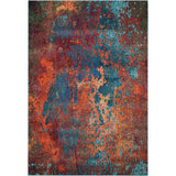 Celestial CES08 Modern Abstract Soft-Touch Low Flat-Pile Atlantic Rug