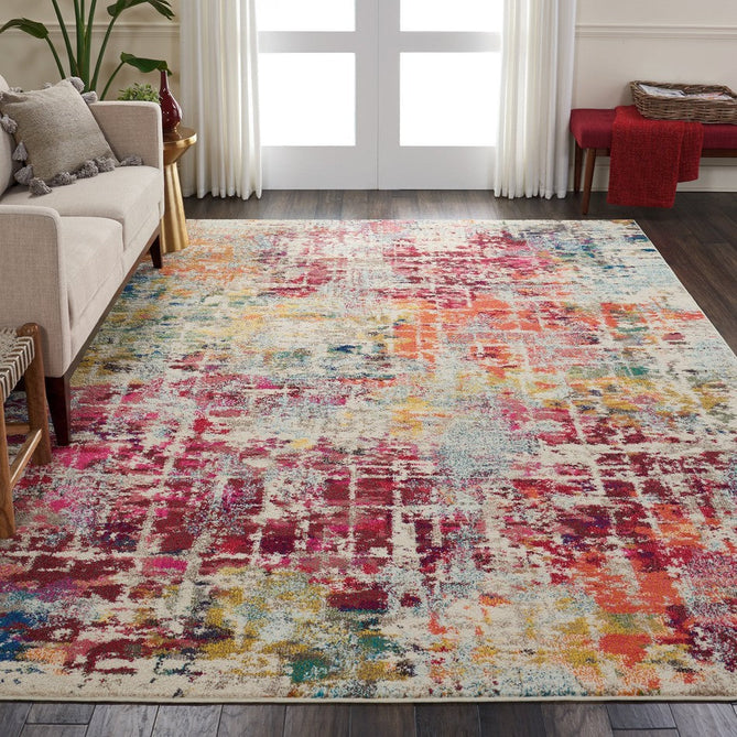 Celestial CES13 Modern Abstract Soft Durable Low Profile Short Pile Multi Rug-Nourison-Rug Love - The Most Loved Rug Store