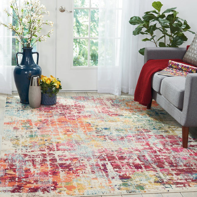 Celestial CES13 Modern Abstract Soft Durable Low Profile Short Pile Multi Rug-Nourison-Rug Love - The Most Loved Rug Store