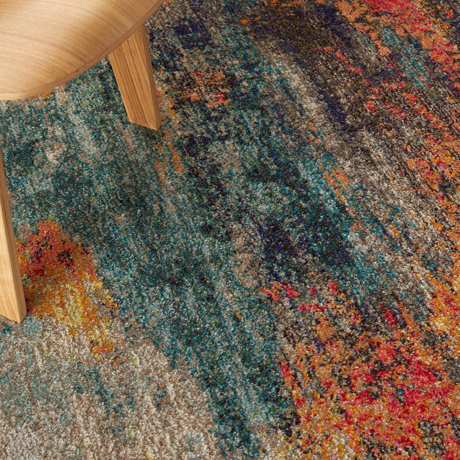 Celestial CES15 Modern Abstract Soft Durable Low Profile Short Pile Multicolour Rug-Nourison-Rug Love - The Most Loved Rug Store