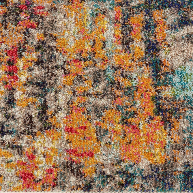 Celestial CES15 Modern Abstract Soft Durable Low Profile Short Pile Multicolour Rug-Nourison-Rug Love - The Most Loved Rug Store