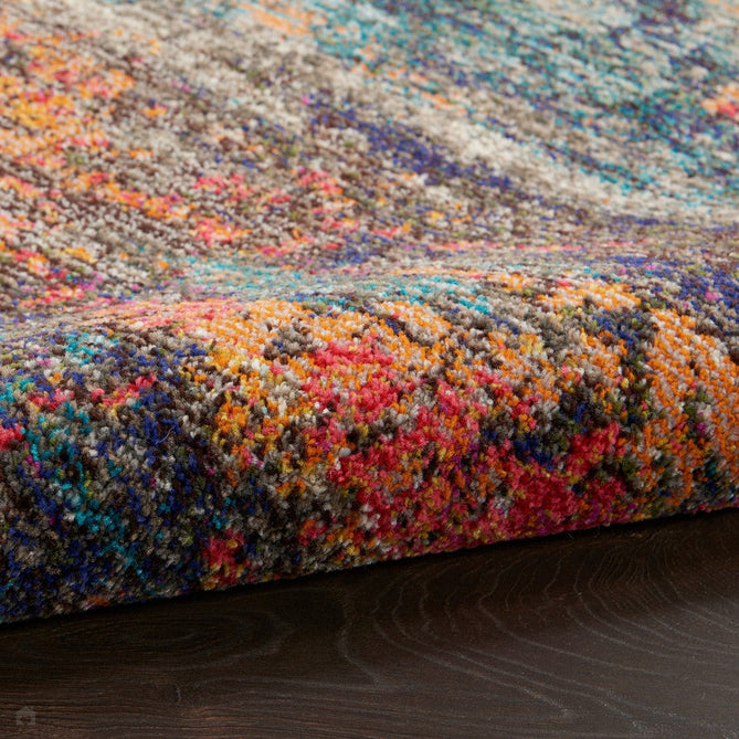 Celestial CES15 Modern Abstract Soft Durable Low Profile Short Pile Multicolour Rug-Nourison-Rug Love - The Most Loved Rug Store