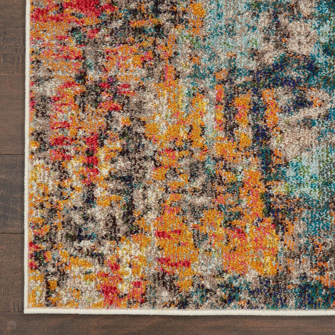 Celestial CES15 Modern Abstract Soft Durable Low Profile Short Pile Multicolour Rug-Nourison-Rug Love - The Most Loved Rug Store