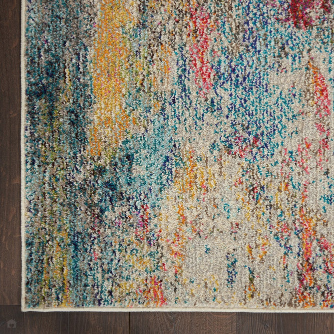 Celestial CES16 Modern Abstract Soft Durable Low Profile Short Pile Multicolour Rug-Nourison-Rug Love - The Most Loved Rug Store