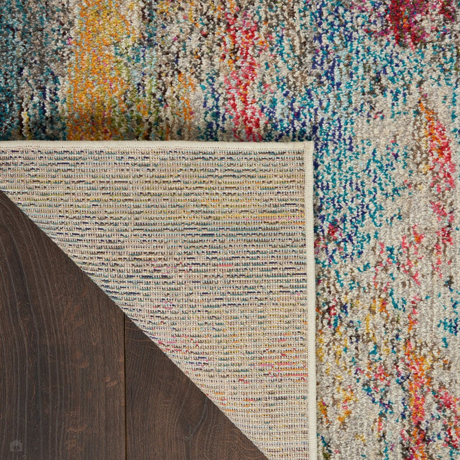 Celestial CES16 Modern Abstract Soft Durable Low Profile Short Pile Multicolour Rug-Nourison-Rug Love - The Most Loved Rug Store