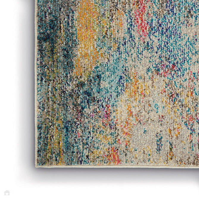 Celestial CES16 Modern Abstract Soft Durable Low Profile Short Pile Multicolour Rug-Nourison-Rug Love - The Most Loved Rug Store