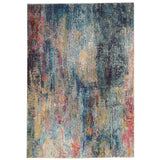 Celestial CES16 Modern Abstract Soft-Touch Low Flat-Pile Multicolour Rug