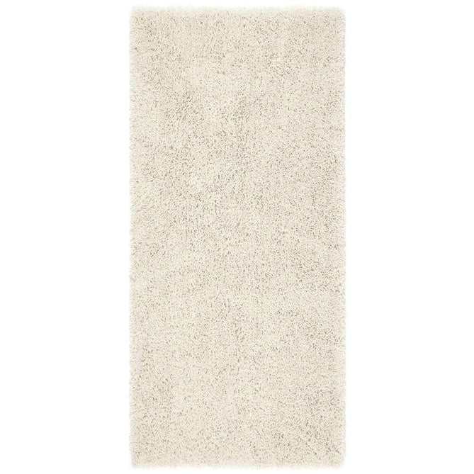Chicago Plush Soft Plain Polyester Shaggy Cream Runner-Origins-Rug Love - The Most Loved Rug Store