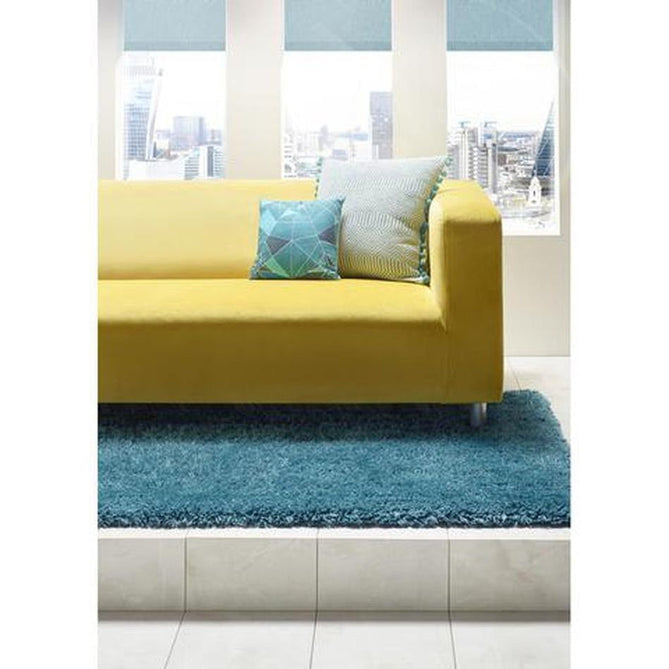 Chicago Plush Soft Plain Polyester Shaggy Dark Teal Rug-Origins-Rug Love - The Most Loved Rug Store