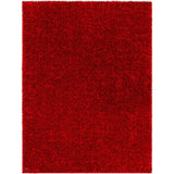 Cloudy CDG2325 Shaggy Plain Red/Haute Red Rug