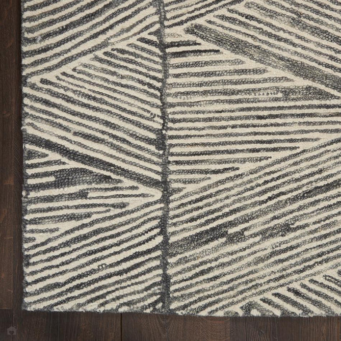 Colorado CLR01 Grey/White Runner-Nourison-Rug Love - The Most Loved Rug Store