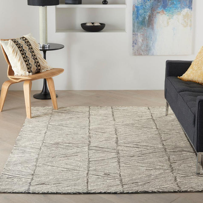 Colorado CLR01 Grey/White Runner-Nourison-Rug Love - The Most Loved Rug Store