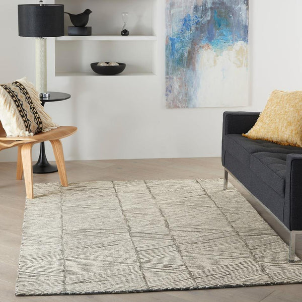 Colorado CLR01 Modern Linear Hand-Woven Hi-Low Soft Textured Wool Loop